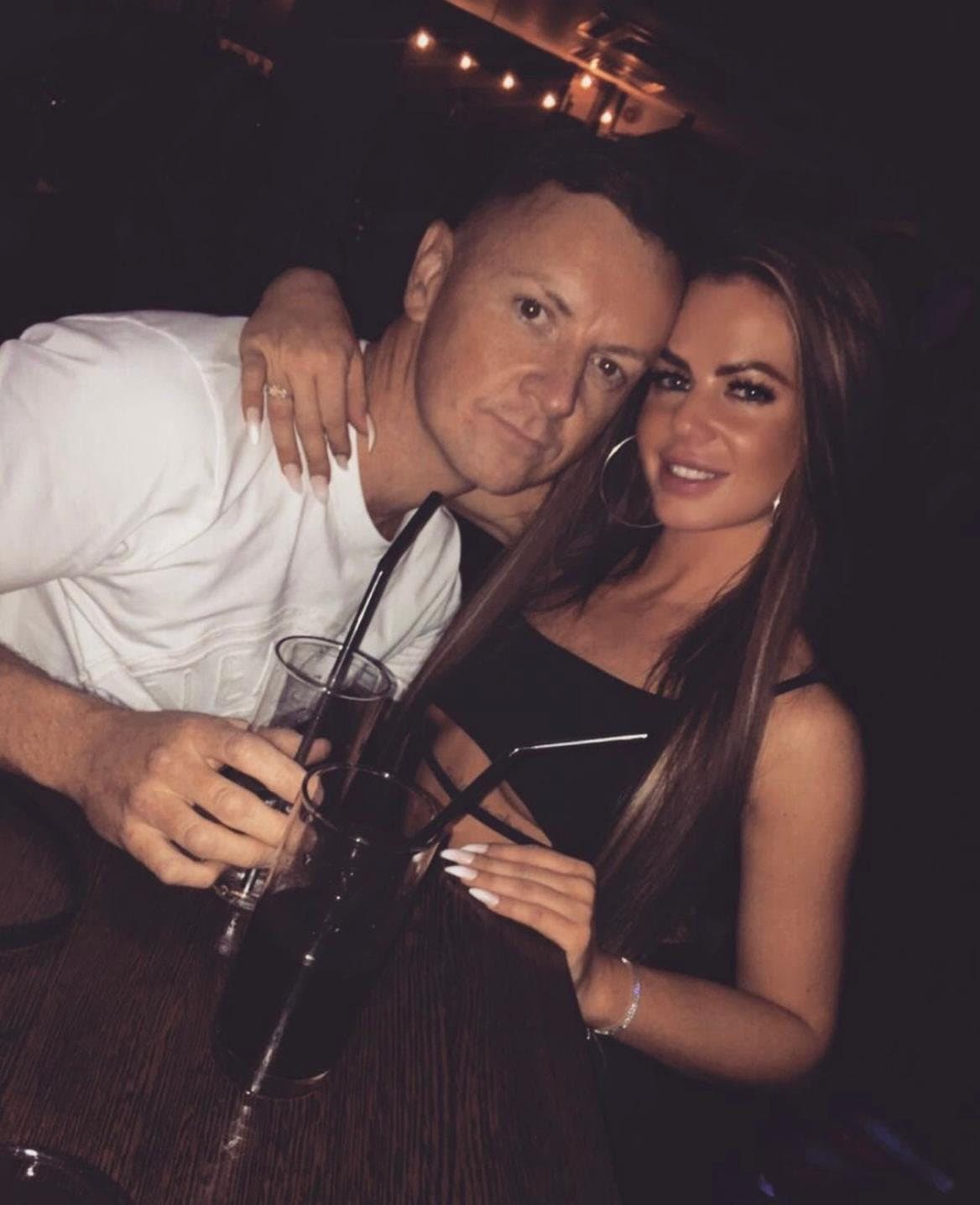 Frances and James on a night out